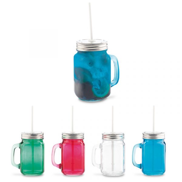 Jarra En Vidrio Kolors 15Oz